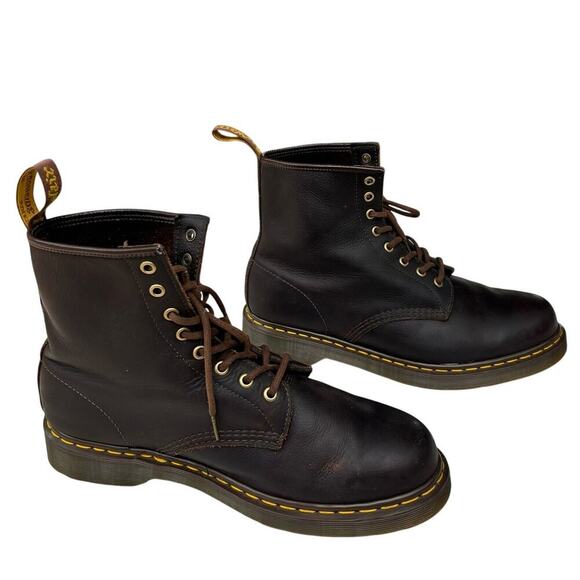 Dr Marten 1460 Bex Crazy Horse Leather Lace Up Boots Men Size 11 EU 45 - Picture 3 of 9